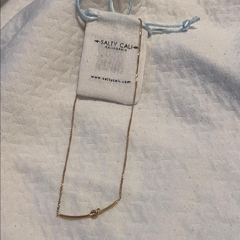 Gold Knot Necklace